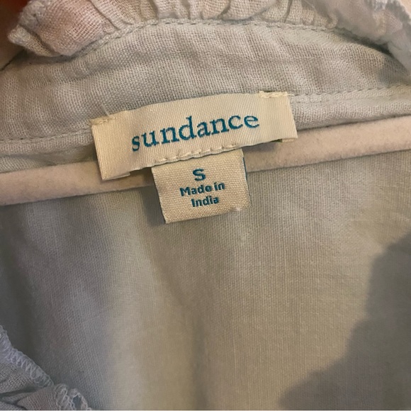 Sundance Cecelia Lace Ruffle Button Down Top - Picture 4 of 9